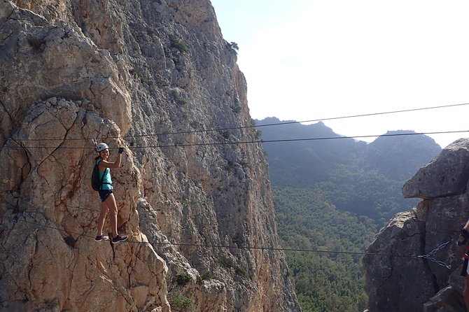 Via Ferrata Caminito del Rey - The zipline and the payoff of the views